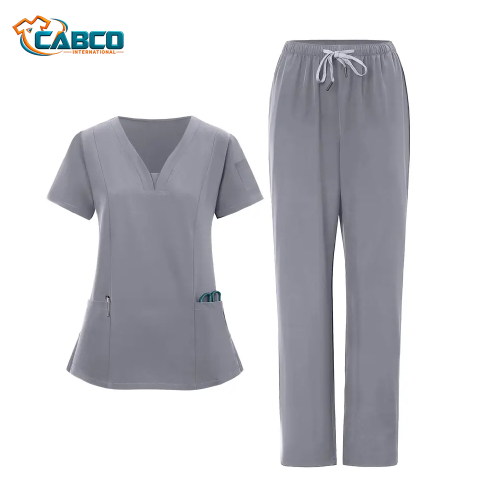 Women Medical Scrub Uniforms with Logo and Private Label